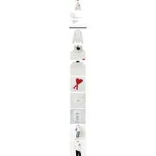 AMI Jersey de cuello alto blanco con logo de corazón - Blanco - Ver 2