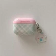 Minimalist Colorblock Plaid Polka Dot Airpods 3 Earphone Case, Women Airpods Pro 2 Protective Cover, Novel Fresh Style Airpods 2/3 Accessories - Multicolor - View 9