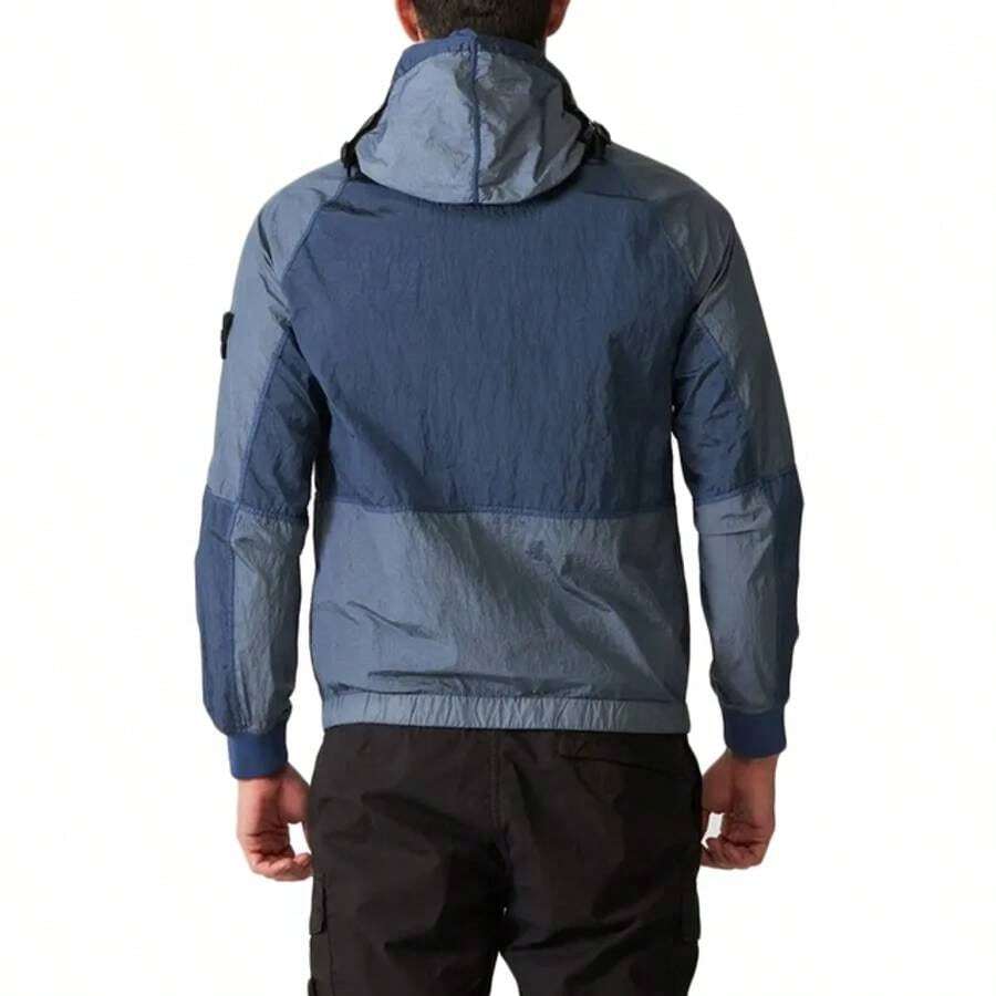 Stone Island Nylon Metal Windbreaker Blue SHEIN USA
