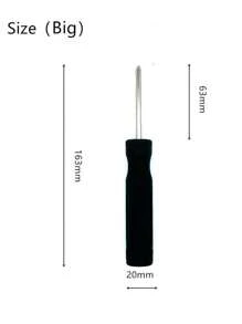 HEE RAK 1pc Screwdriver Secret Stash Hidden Safe Diversion Jewelry Medicine Screws Storage Box Head Bolt Driver Security Container Halloween, Christmas, Thanksgiving Gift - Black - View 3