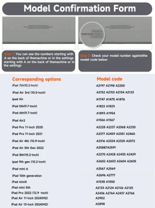 1 件滑雪圣诞老人图案平板保护壳，兼容 iPad 10.2 英寸、iPad Pro 11 2021/2020/10th Gen、iPad Mini 4/5/6、三星 Galaxy Tab A8 10.5 英寸 2022、Matepad 10.4/Tab，带铅笔槽，防摔，平板电脑支架保护套 - 彩色 - 查看 4