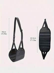 Footrest Office Feet Rest,Airplane Foot Rest Hanging Foot Hammock Simple Airplane Footrest,Portable Adjustable Strap(With Storage Bag), Foot Rest, Airplane Travel Footrest, Flight Leg Hammock Hanger Sling, Portable Travel Accessories Adjustable Height For Plane, Train, Office Bag For School School Accessories School Stuff