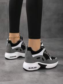 Women's Sneakers, Comfortable And Versatile Non-Slip Casual Women's Shoes - 黑色 - 查看 2