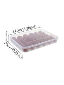 1 pieza/2 piezas Bandeja para huevos con tapa que puede contener 30 huevos, envase de almacenamiento transparente para huevos, cartón de huevos de capa individual separado, bandeja fresca, soporte para huevos frescos, adecuado para refrigerador de cocina, gabinetes y estantes, artículos de cocina - Blanco - Ver 4