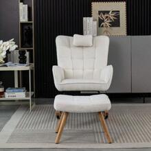 FLIEKS Rocking Chair Rocker Chair Single Recliner Casual Lounger Lounge Chair Cushion For Living Room Bedroom