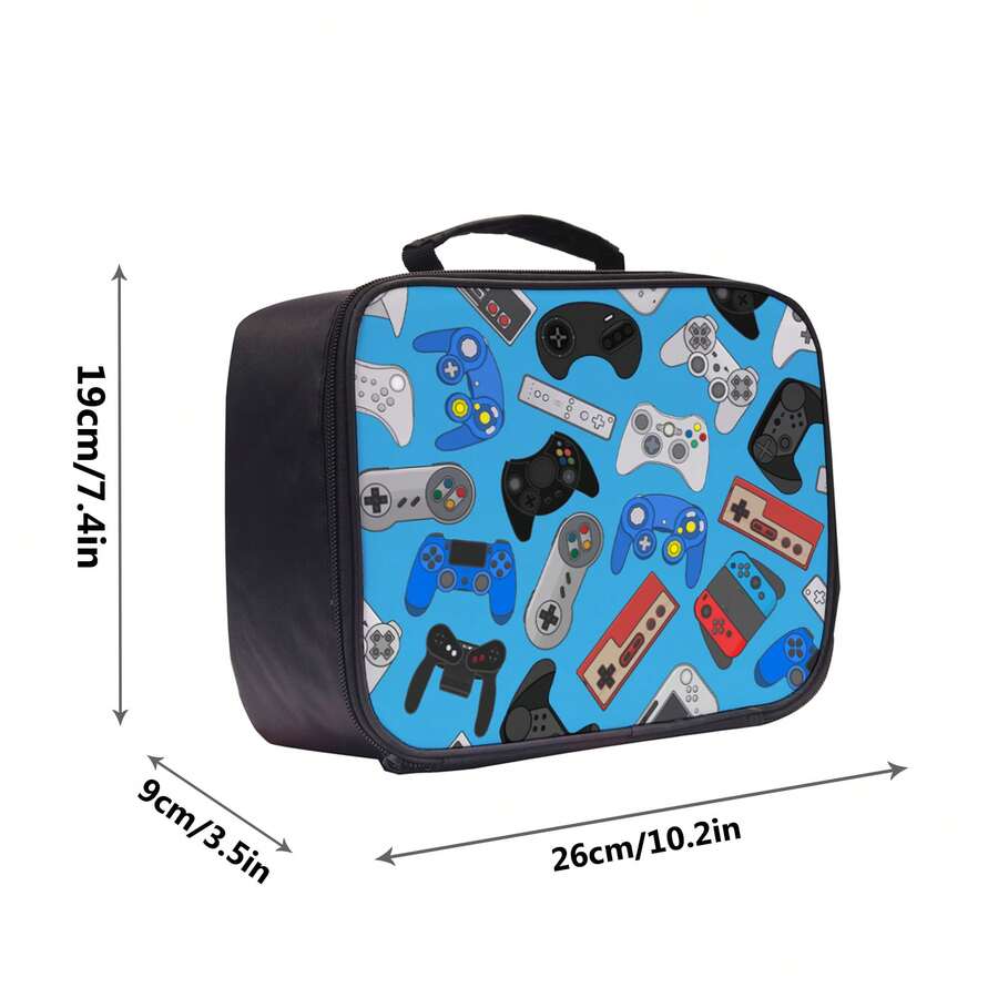 Game Lunch Bag 3D Printed Meal Bag Handbag Ice Bag Lunch Bag Insulation