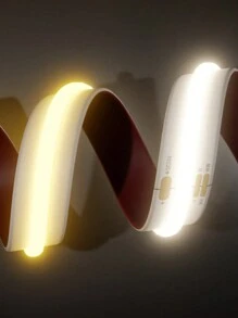 Acosh Neon USB LED Strip Lights White/Warm CCT Tunable LED Light, 5V Dimmable 2700K-6500K COB LED Tape Lights Monitor TV Backlight, Under Cabinet Light Strip For Cabinet, Bedroom, Home DIY Lighting 500Leds/M