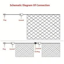 Christmas Decorations String Lights Outdoor, Net Mesh Lighting 200/96 Led Bulbs Waterproof, For Indoor, Curtain, Tree, Halloween, Bush, Party, Wedding, Fairy, Wall (9.8x6.6ft/4.9x4.9ft, Plug In)