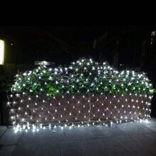 Christmas Decorations String Lights Outdoor, Net Mesh Lighting 200/96 Led Bulbs Waterproof, For Indoor, Curtain, Tree, Halloween, Bush, Party, Wedding, Fairy, Wall (9.8x6.6ft/4.9x4.9ft, Plug In)