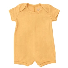 Kit 3 Ribbed Rompers For Baby Boys - Blue - View 4