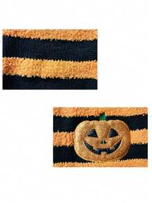 1 件万圣节宠物服装，适合中大型犬的温暖休闲毛衣 - 橘色 - 查看 5