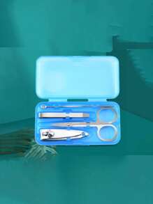 4pcs/Set Professional Nail Clipper Set - Stainless Steel Manicure Kit For Precise Cutting And Grooming - Includes Nail Clippers, Cuticle Trimmer, And File - Perfect For Home Or Salon Use- Perfect For Home Or Salon Use Practical Convenient Supplies, Daily Necessities, Travel Accessories