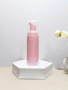 60ml粉色泡沫泵瓶，睫毛洗发水瓶，旅行泡沫泵瓶，空塑料瓶，可再填充迷你皂液器，适用于洗手液，睫毛洗发水，沐浴露，适合旅行，居家，学生返校 - 粉色 - 查看 5