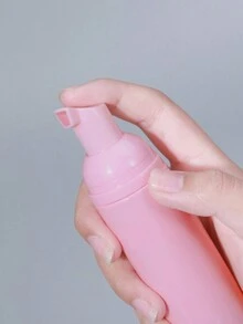 60ml粉色泡沫泵瓶，睫毛洗发水瓶，旅行泡沫泵瓶，空塑料瓶，可再填充迷你皂液器，适用于洗手液，睫毛洗发水，沐浴露，适合旅行，居家，学生返校 - 粉色 - 查看 4