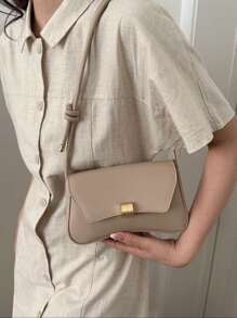 Túi xách cổ điển nhẹ, màu nâu sô cô la, kiểu dáng công sở thường ngày, chất liệu PU retro, phù hợp cho thanh thiếu niên, phụ nữ, sinh viên đại học, người trẻ tuổi và nhân viên văn phòng, hoàn hảo cho văn phòng, trường đại học, công việc, kinh doanh, đi lại, hoạt động ngoài trời, du lịch, leo núi và các dịp khác. - Màu Khaki - Xem 2