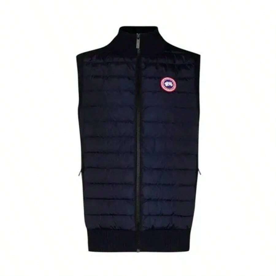 Canada Goose Hybrdige Slim Fit Merino Wool Padded Vest Navy SHEIN USA