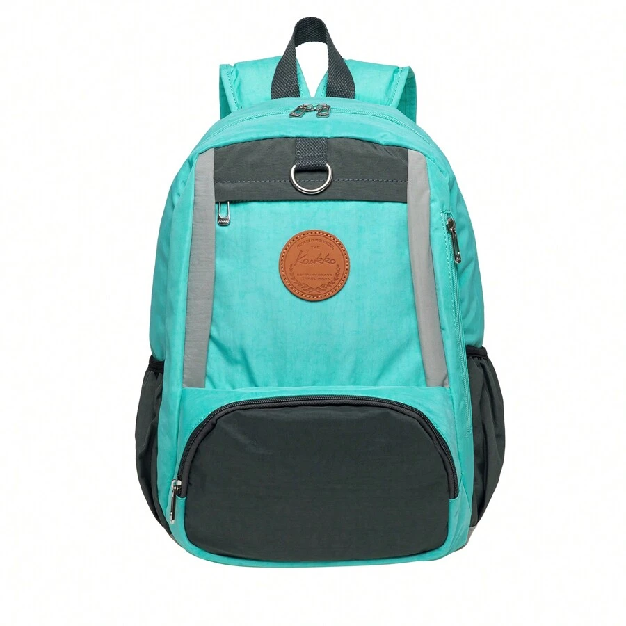 KAUKKO Women Laptop Backpacks For 14" Notebook Casual Computer Bag Stylish Pattern Daypack For Work Travel Business - Baby Blue - View 1