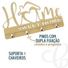 Carmisini Modern Wall Key Holder - Óxido marrón - Ver 4