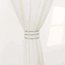 حلقات ستائر نافذة بسيطة، مشابك ستائر بسيطة، ديكور منزلي - متعدد الألوان - مشاهدة 2