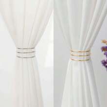 حلقات ستائر نافذة بسيطة، مشابك ستائر بسيطة، ديكور منزلي - متعدد الألوان - مشاهدة 1