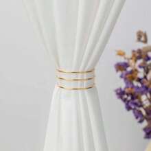 حلقات ستائر نافذة بسيطة، مشابك ستائر بسيطة، ديكور منزلي - متعدد الألوان - مشاهدة 3