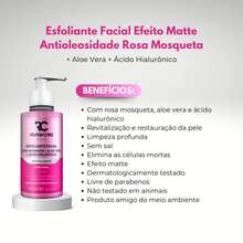 Matte Effect Anti-Oil Facial Scrub Rosehip, Aloe Vera And Hyaluronic Acid 150ML Review Care - Trong sáng - Xem 3