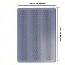Kitchen Countertop Silicone Pad-Resistant Silicone Baking Pad, Large Pastry Pad, Glass Countertop Stove Cover Countertop Protective Pad, Coffee Machine, Crafts, Gray, Anti Slip Pad, To Prevent The Pot From Sliding During Cooking - 灰色 - 查看 4