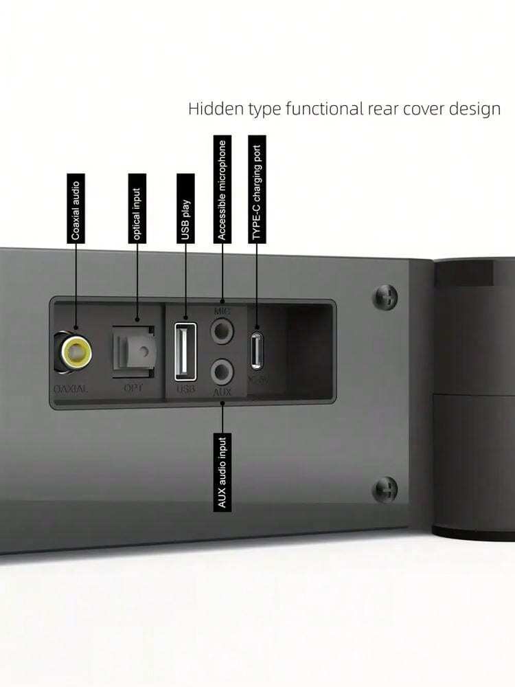 Home Entertainment Wireless Speaker, TV Speaker, Foldable Portable