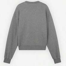 Maison Kitsuné Women's Bold Fox Head Patch Comfort Sweatshirt Medium Grey Melange - 灰色 - 查看 3
