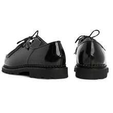 Michael Gloss Leather Derby Black - Black - View 6