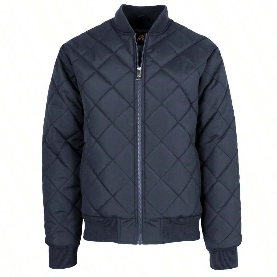 Men's Heavyweight Quilted Bomber Jacket (Sizes, S-2XL)