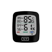 1pc Màn hình lớn mới Nhiệt độ và độ ẩm kế, Nhiệt kế điện tử và ẩm kế sử dụng tại nhà, Bán trực tiếp từ nhà máy - Nhiều màu - Xem 8