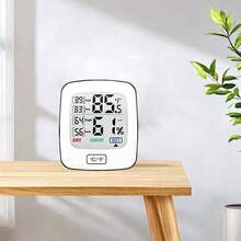 1pc Màn hình lớn mới Nhiệt độ và độ ẩm kế, Nhiệt kế điện tử và ẩm kế sử dụng tại nhà, Bán trực tiếp từ nhà máy - Nhiều màu - Xem 7