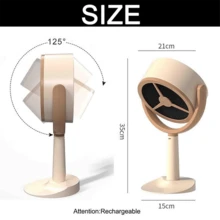 Portable Smoke Purifier Kitchen Exhaust Fan Desktop Range Hoods Removable And Washable - Multicolor - View 7