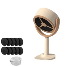 Portable Smoke Purifier Kitchen Exhaust Fan Desktop Range Hoods Removable And Washable - Multicolor - View 3