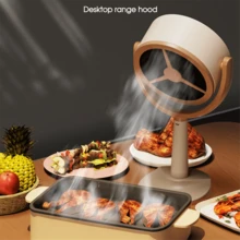 Portable Smoke Purifier Kitchen Exhaust Fan Desktop Range Hoods Removable And Washable - Multicolor - View 8