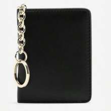 Maison Margiela Stitch Keyring Card Wallet Black
