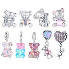 bamoer 1个925纯银捕梦网吊坠，适合DIY串珠手链、手镯制作、生日礼物、宠物吊坠 - 銀色 - 查看 12