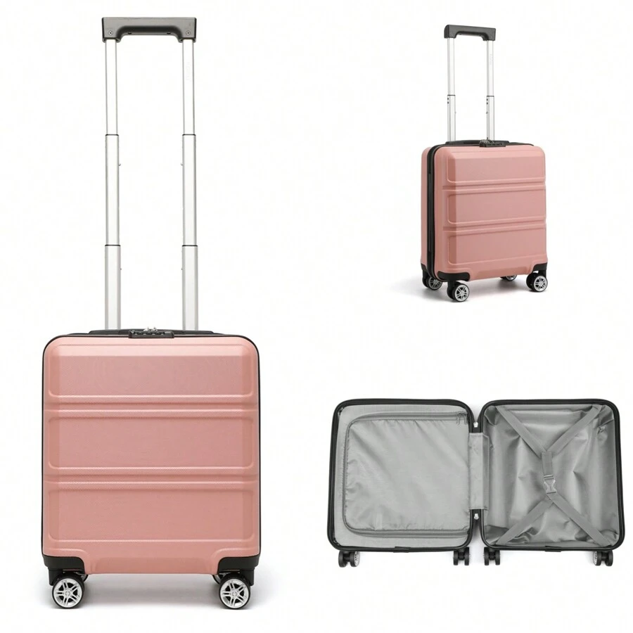 Lightweight 16 Inch CarryOn Suitcase ABS Hard Shell With TSA Lock