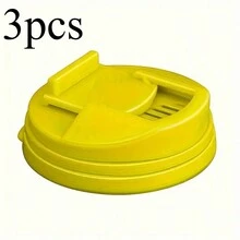 3 nắp lon nước ngọt nhiều màu sắc - Chống tràn, có thể tái sử dụng, chống rò rỉ, dễ vệ sinh dùng cho lon nước ngọt, bia, đồ uống tăng lực, đồ uống dã ngoại & cắm trại với thiết kế di động, - Nhiều màu - Xem 9