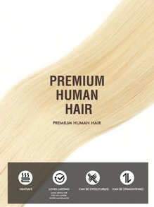 10 Pcs Mini Tape In Hair Extensions Human Hair Color 60 Platinum Blonde 14-22 Inch Remy Human Hair Invisible Tape In Hair Extensions - S60 - View 6