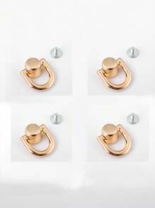 Bộ 4 khóa cài núm vú giả bằng hợp kim kẽm cho túi xách, phụ kiện gắn DIY có thể tháo rời kèm ốc vít cho túi xách và ốp điện thoại, phụ kiện túi xách, khóa cài vòng bên hông túi, khóa cài đôi chữ D bằng kim loại DIY, phụ kiện dây đeo túi xách, dùng cho đồ da thủ công và trang trí DIY, khóa ốp điện thoại, tay cầm hộp trang sức, đinh trang trí, súng bắn khóa thắt lưng - Chất liệu kim loại, không cần nguồn điện. - Nhiều màu - Xem 14