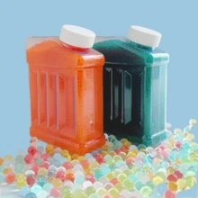 16.000 piezas Perlas de gelatina de hidrogel transparente, perlas rellenadoras de florero, bolas de agua para cultivo sin suelo, decoración central de boda, arreglo floral, relleno de florero (transparente) - Multicolor - Ver 25