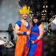 Peluca Dragon Super Saiyajin Ball Halloween Fiesta Disfraz - Amarillo - Ver 6