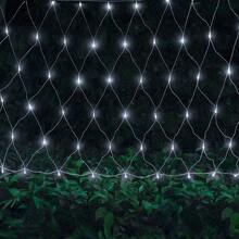 Christmas Decorations String Lights Outdoor, Net Mesh Lighting 200/96 Led Bulbs Waterproof, For Indoor, Curtain, Tree, Halloween, Bush, Party, Wedding, Fairy, Wall (9.8x6.6ft/4.9x4.9ft, Plug In)