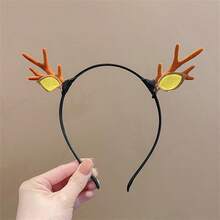 1pc 2025 Christmas Headband Hairpin, Deer Horn Hair Clip, Holiday Gift, Party Cosplay Headdress,Christmas - Multicolor - View 25