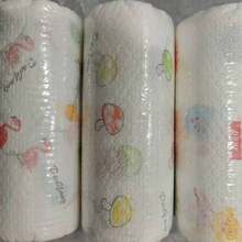 100 hojas/rollo de papel de cocina reutilizable y lavable, para acampada y senderismo al aire libre, patrón aleatorio - Multicolor - Ver 9