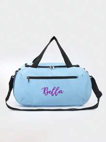 Customized Embroidered Fitness Bag, Men's Basketball Sports Shoulder Bag, Women's Large Capacity Yoga Bag, Fashionable Anniversary Gift, Birthday Gift, Mother's Day Gift, Father's Day Gift, Gift For Best Friend, Gift For Mom/Dad, Gift For Her/Him, Gift For Girlfriend/Boyfriend/Friend,Bags For Ladies Fashionable - Multicolor - View 6