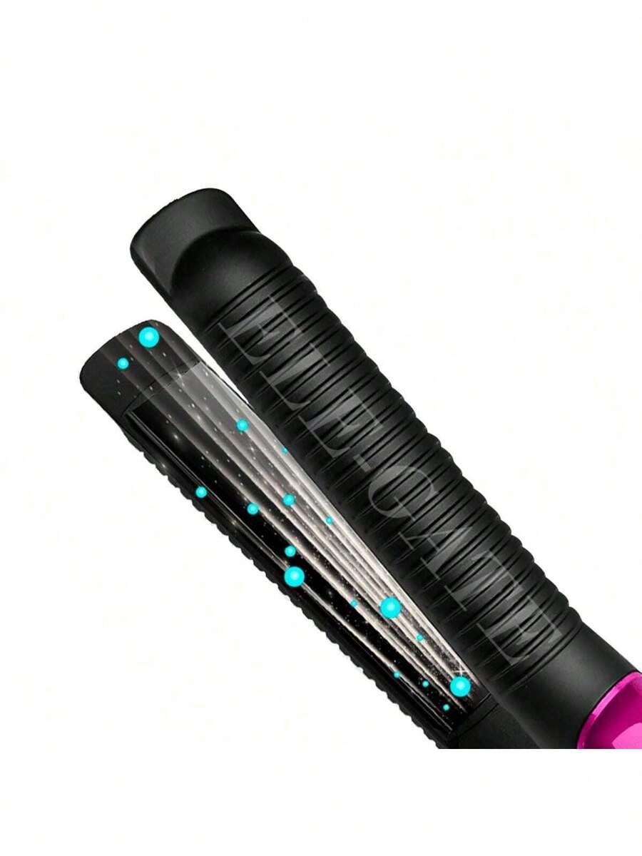 Plancha de Pelo Iónica de Cerámica Turmalina con Ajuste de Temperatura y 4 Velocidades para Mujeres - Rojo - Ver 1