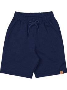 Kit With 3 Children's Shorts For Boys With 2 Sweatshirt Pockets - Royal Blue - View 7